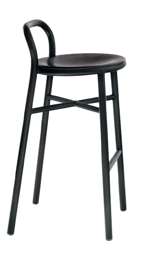 MAGIS ハイチェア Pipe stool ブラック ダークビーチ イタリア製